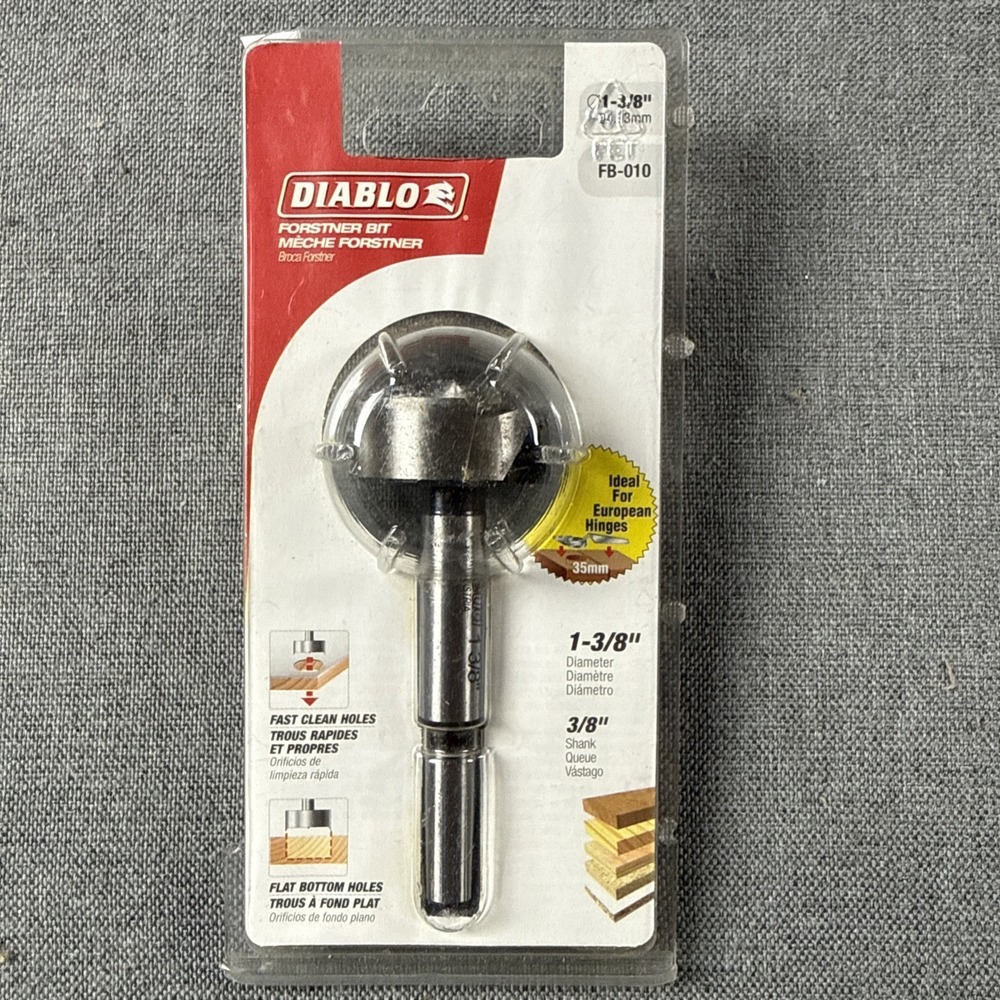 Diablo FB-010 1-3/8in Forstner Bit